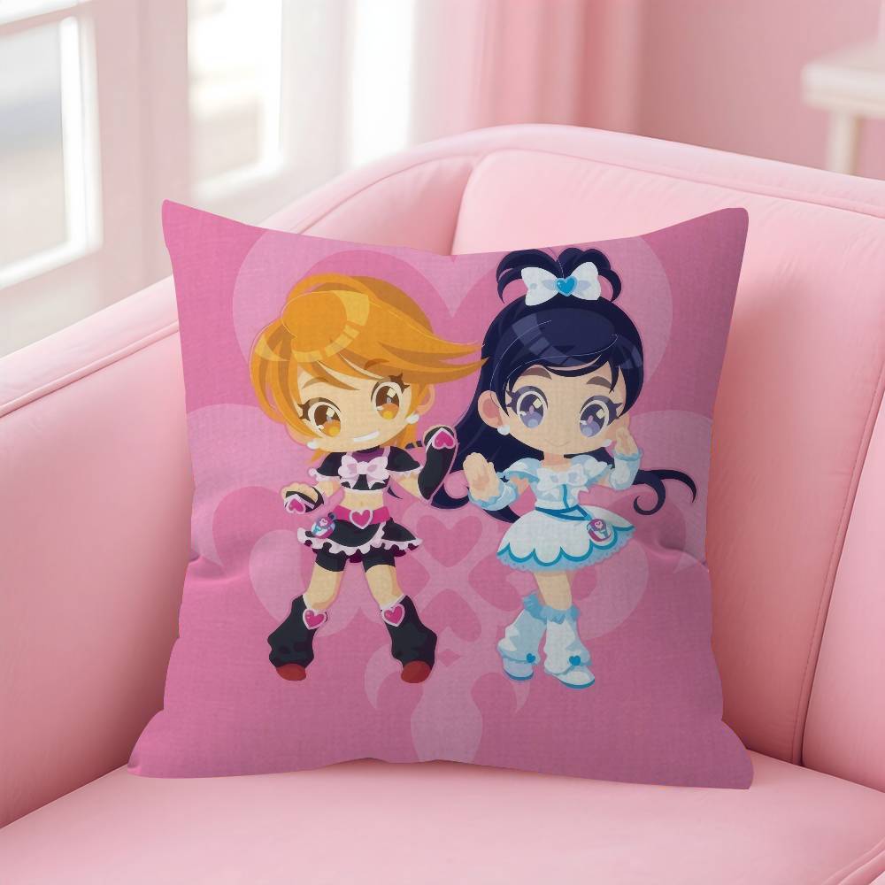 Аниме Футари Ва Pretty Cure Наволочка Дюймы Фермерский Декор Домашняя Декоративная Подушка Для Дивана