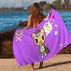 Японское аниме Tokidoki Пледы из микрофибры Быстросохнущие пляжные полотенца Большой размер Печать Супервпитывающее полотенце-плед для бассейна