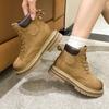 Ботинки женские из натуральной кожи на толстой подошве Мотоциклетная рабочая одежда для отдыха на природе Женские ботильоны Обувь для женщин Zapatos