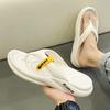 2025 Foreign Trade Large Size Men's Fashion Flip-flops EVA Thick-soled Casual Cool Slippers Outer Wear Pinch Foot Beach Shoes
