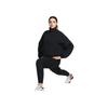 Nike 24.7 Невероятно Мягкий Быстросохнущий Удобный Худи с Длинным Рукавом Женские толстовки Черный Темно-Дымчато-Серый HQ8189010