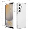 Противожелтеющий мягкий чехол из ТПУ для Samsung Galaxy S25 Ultra S24 Plus S23 S22 S21 FE A55 A56 5G A54 A35 A36 A34 A15 A16 A14