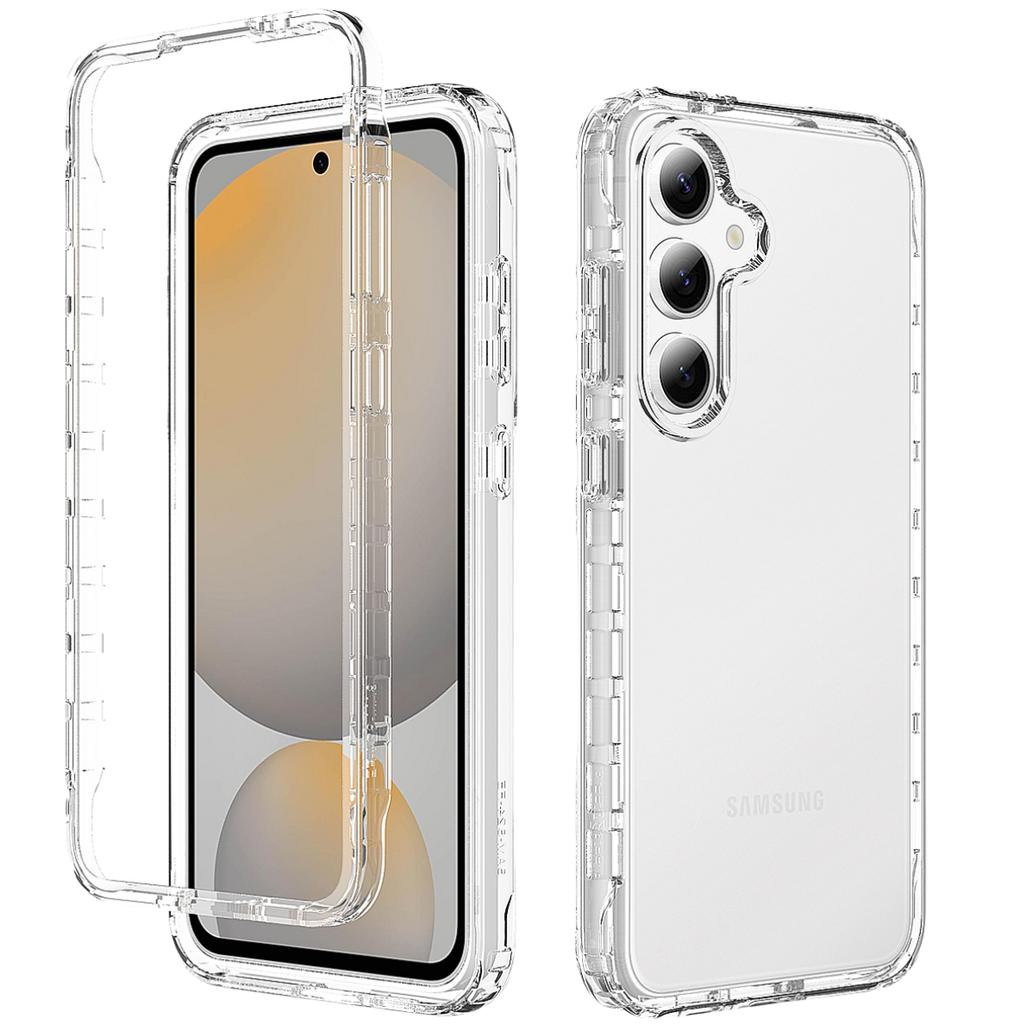 Противожелтеющий мягкий чехол из ТПУ для Samsung Galaxy S25 Ultra S24 Plus S23 S22 S21 FE A55 A56 5G A54 A35 A36 A34 A15 A16 A14