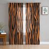 Фон из кожи животного, прозрачные оконные шторы для гостиной, спальни, современная вуаль, тюлевые шторы, тканевые шторы для кухни