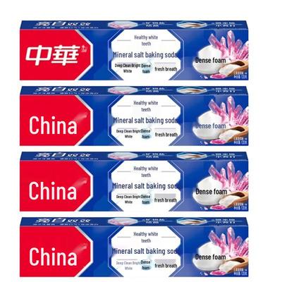 Зубная паста Zhonghua Healthy White с минеральной солью, пищевой содой и мятой