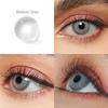 FreshGo Soft Color Contact Lens Gray Coloured Contact Lenses for Eyes Cosmetic Beautiy Pupils 1 Pair Yearly Contact Lenses