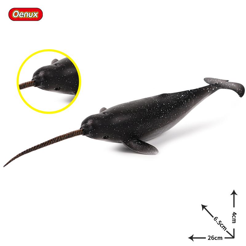 Oenux Фигурки морских животных, фигурки морской жизни, акула, кит, мегалодон, модель, фигурки из ПВХ, украшение для дома, познавательная игрушка для детей