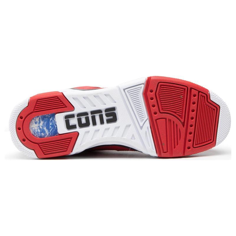 Converse ERX Кожаные Удобные Повседневные Полувысокие Винтажные Баскетбольные Кроссовки Унисекс Красные