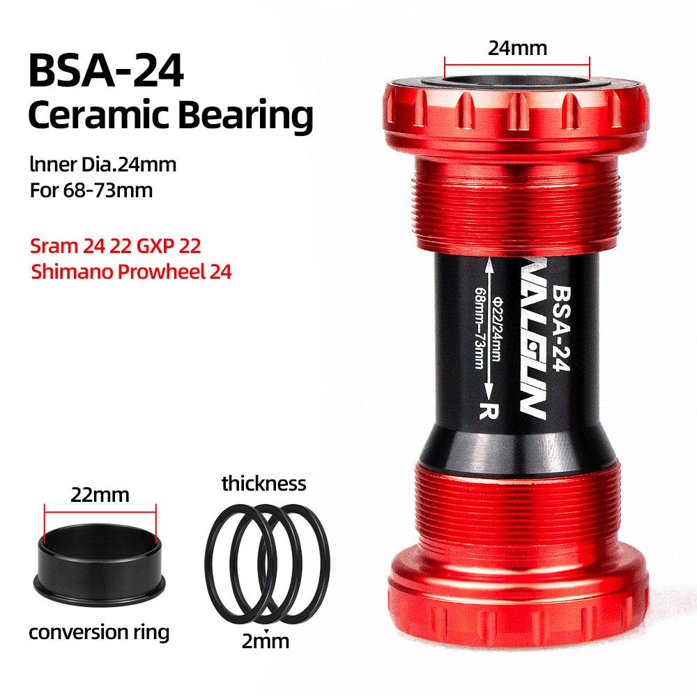 BSA BSA24 BSA30 Bike Bottom Bracket Ceramic BB MTB Road 24mm 30mm DUB Movimento Central Hollowtech Ultegra XT GXP Bicycle Crank