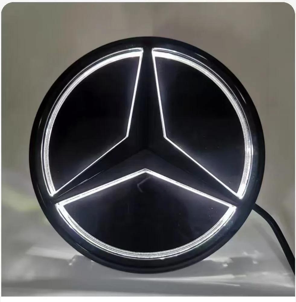 CRH1 Emblème lumineux LED 3D pour calandre avant, pour Mercedes Benz GLC GLE GLS-Class 2016-2019