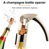Champagne Bottle Opener Cork Puller And Wine Stopper Easy To Use Cork Puller Sparkling Wine Cork Puller