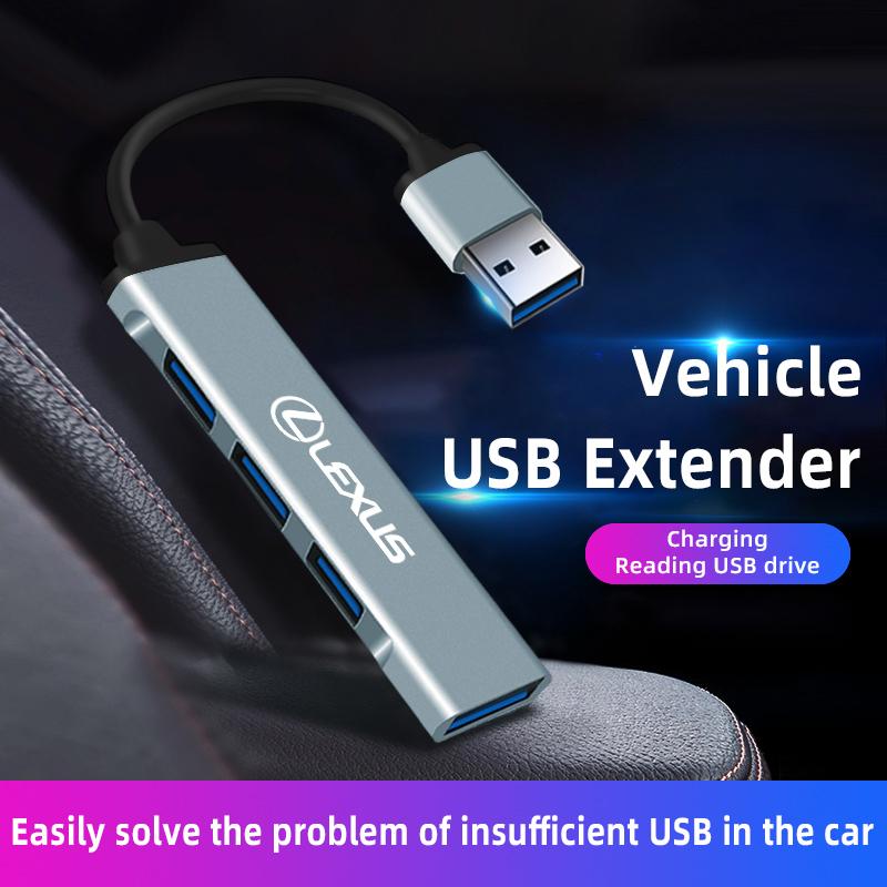 3-портовый USB Type C ХАБ 3.0/2.0 OTG Адаптер Автомобильные Аксессуары Для Lexus FSPORT LBX NX RX 350h 450h ES UX 300e GS GX IS LS LX CT LC