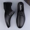 Fashion Men Lace-Up Oxfords Shoes New Genuine Leather Fashion Business Shoes Hot Sale Men Casual Shoes All-match Male Formal Dress Shoes