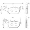 Daytona 99850 Motorcycle Brake Pads Red Pads (Semimetal Pads) Axis Z (17-21) etc. Front Use No: 92