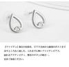 [Fefe] fe-fe x phiten [Special Edition] Phiten Titanium Women's 2-Piece Diamond Drop Stud Earrings for Both Ears, Sports & Health