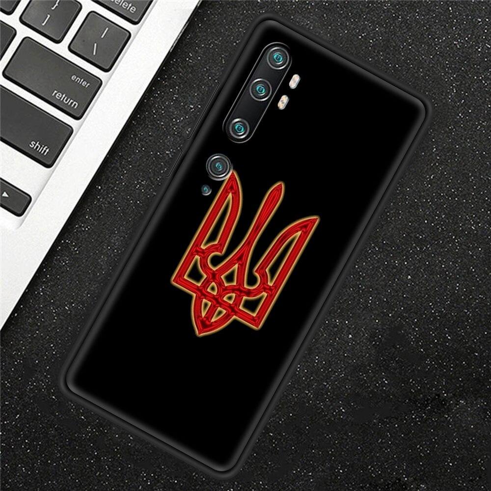 Роскошный чехол с рисунком флага Украины для Xiaomi Mi Poco X3 NFC M3 Pro Note 10 Lite 11 10T Pro 5G 9T, силиконовый чехол для телефона, черный чехол