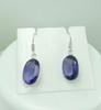 Аметист топаз драгоценный камень 925 пробы посеребренный крючок женские серьги ювелирные изделия WHE-E33