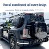 Применимый задний спойлер Jetour Traveler ShanHai T2 Flowing Light, Модификация без сверления, Декор экстерьера.