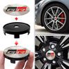 4pcs 60mm Car Wheel Center Cover Hub Cap Auto Decoration Accessories For Toyota Crown GR Corolla YARIS Auris C-HR Hilux Vios