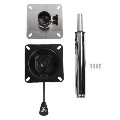 Комплект крепления основания пьедестала сиденья лодки из нержавеющей стали регулируемый 400 500 мм резьбовой вращающийся для яхт судов понтонного моста