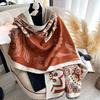 New Women's Double-Sided Paisley Print Faux Cashmere Scarf Soft Cozy Pashmina Shawl  Winter Cold-Resistant Windproof Blanket