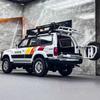 1/24 Toyota Land Cruiser LC80 Внедорожники Металлическая модель автомобиля Литая металлическая модель автомобиля Игры Мать Ребенок Для детей Друг Мальчик