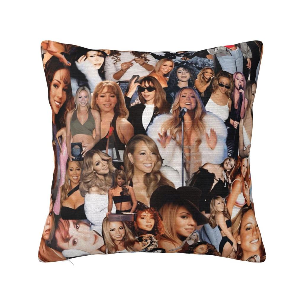 Mariah Carey American Singer Pillow Cover Cushion Cover Soft Graphic Pillow Case Novelty Pillowcases For Sofa Home Decorative