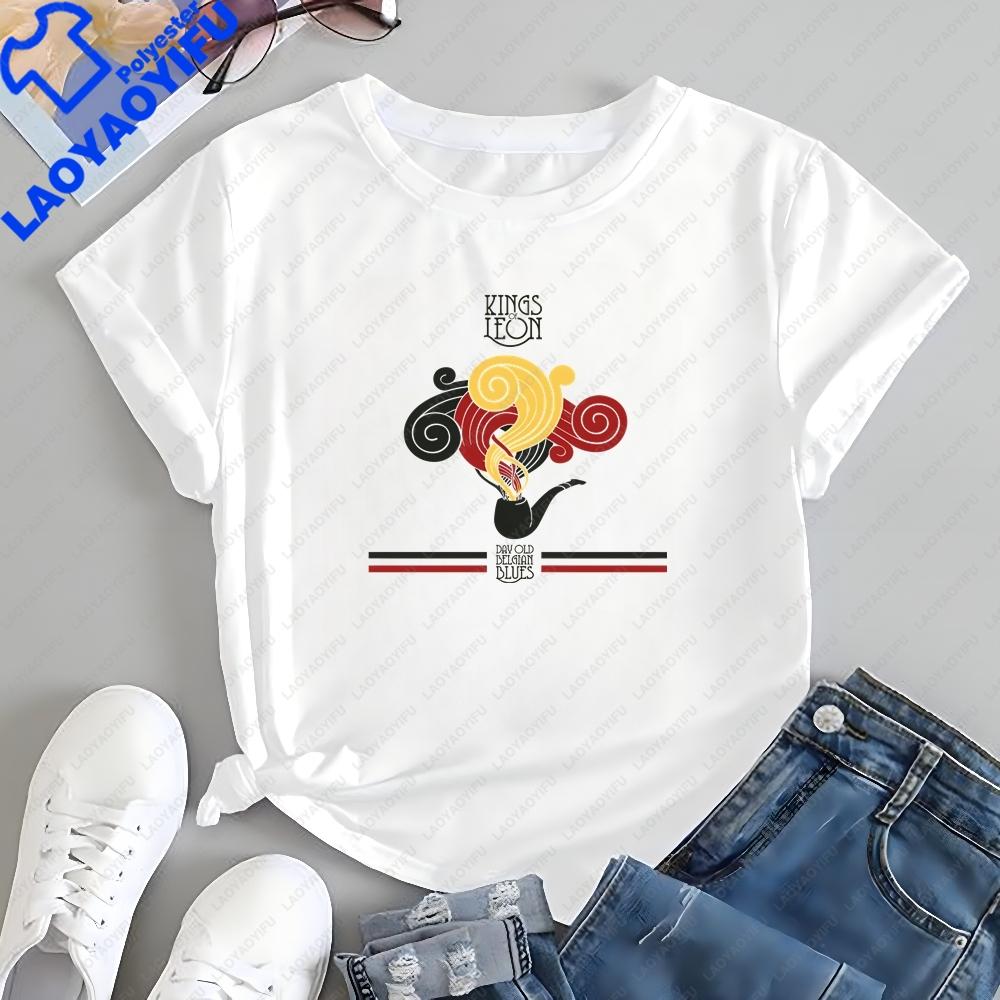 Unisexs TShirts And Tank Tops Kings Of Leons Summer ShortSleeved Unisexs And Unisexs Comfortable TShirts