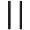 VidaXL Telescopic Table Leg 2 Pcs Black 710 Mm - 1100 Mm