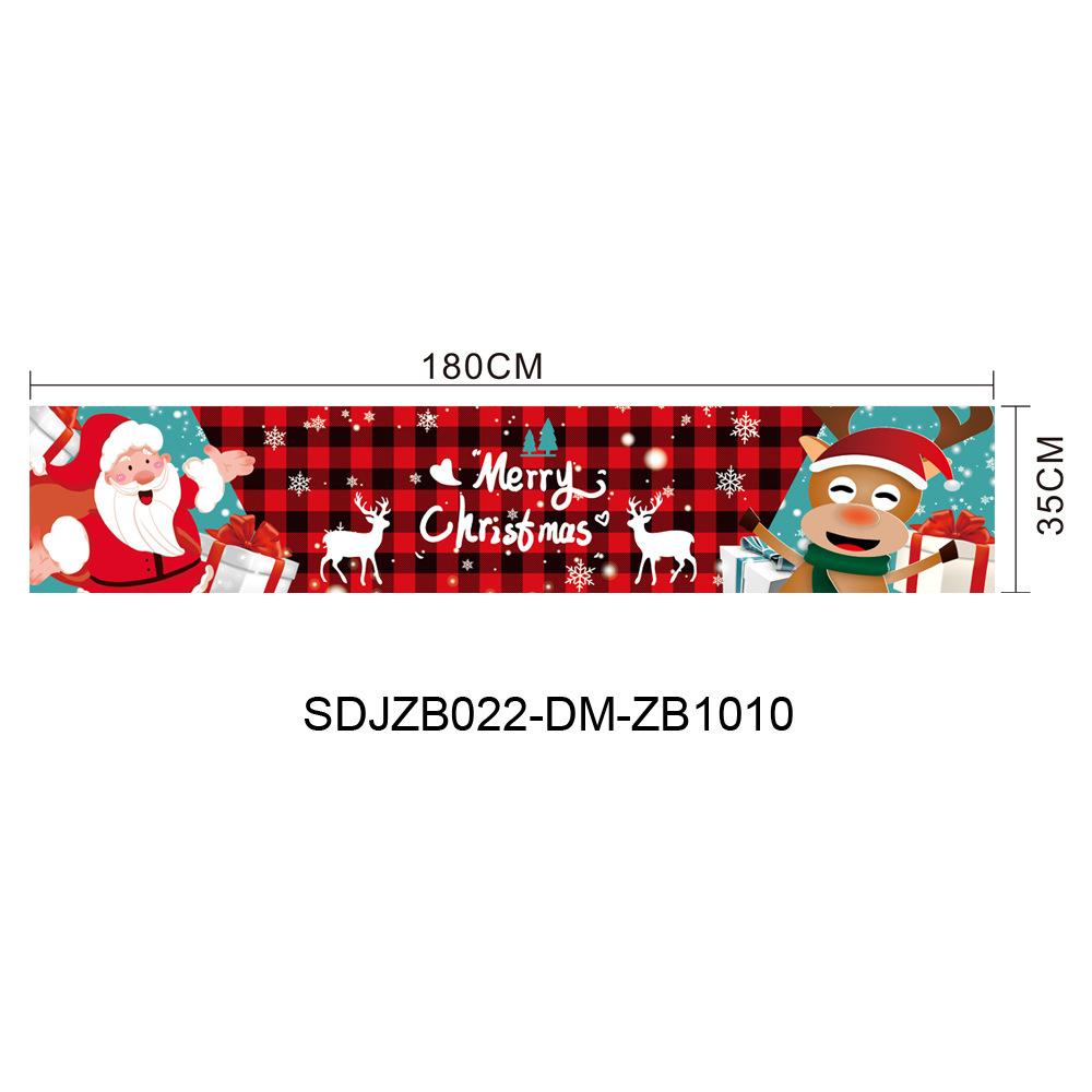 Рождественский настольный флаг 35*180 см атмосферное украшение скатерть с принтом настольный флаг украшение на Рождество