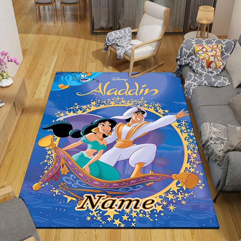 Custom 1Pc Jasmine'S Magical Lamp Rug Office Carpet Indoor Outdoor Entrance Doormat Nonslip Soft And Comfortable Living Room D291610