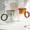 Термостойкий чайник с ручкой для холодного заваривания и крышкой, стеклянная чашка, горшок для воды, чашка для воды, чайник, заварочный чайник, кувшин, посуда для питья, кувшин для воды