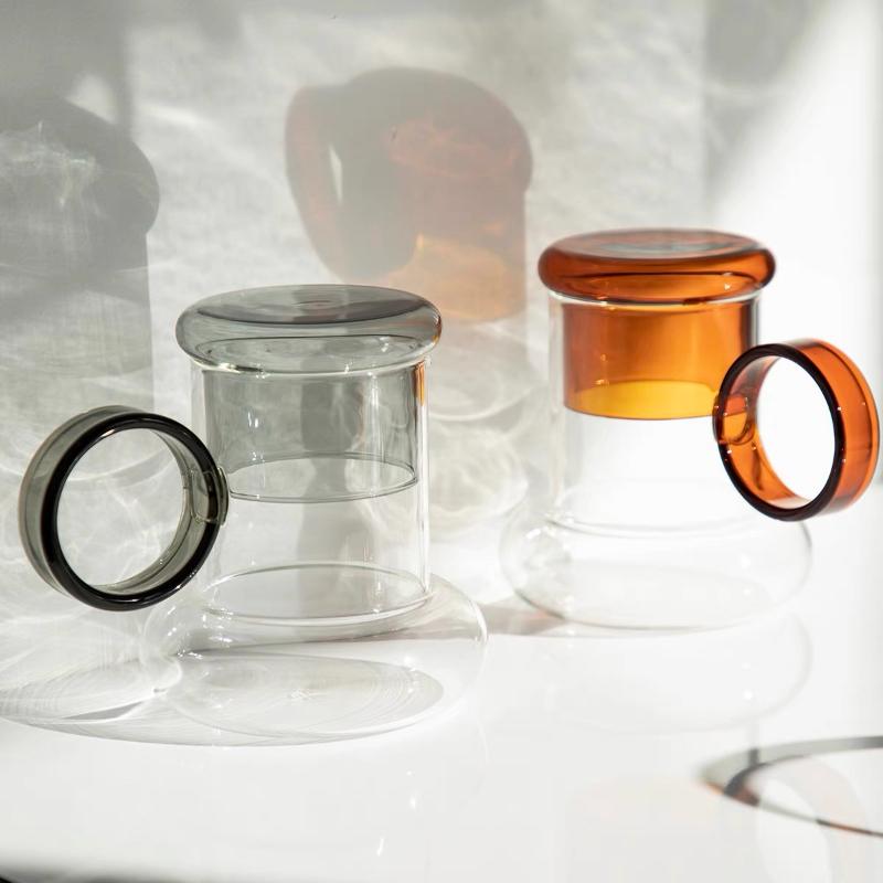 Термостойкий чайник с ручкой для холодного заваривания и крышкой, стеклянная чашка, горшок для воды, чашка для воды, чайник, заварочный чайник, кувшин, посуда для питья, кувшин для воды