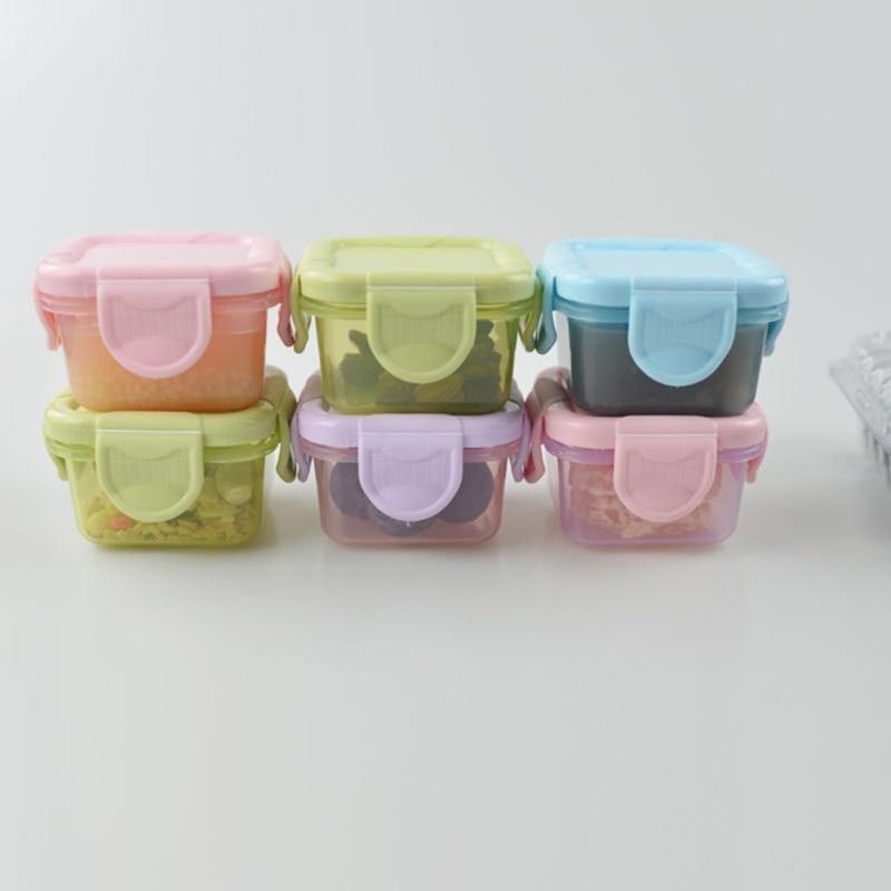 Dispensing Crisper Box Food Grade Thickened Sealed Pet Food Box Bait Fish Drug Jewelry Storage Box Transparent Black Belt