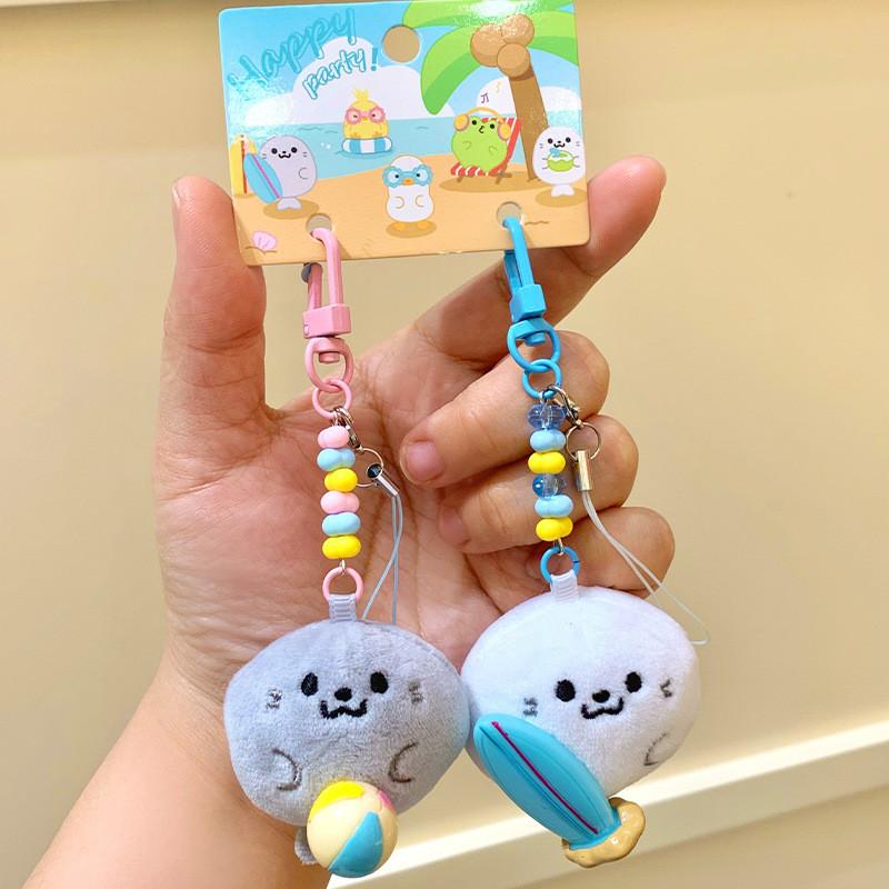 Лягушка Чайка Мини Плюшевый Подвесной Шарм Морское Животное Сумка Кукла Украшение