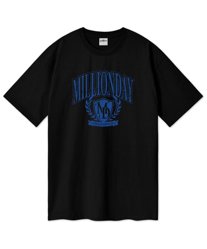 MILLION DAY Oversized футболка с коротким рукавом Million Ivy League