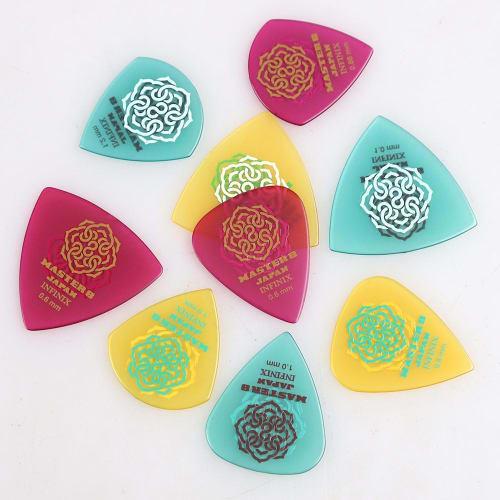 MASTER 8 JAPAN IFHPR-TD100 INFINIX TEARDROP Hard Polish with Rubber Grip 1.0mm Guitar Picks X 10
