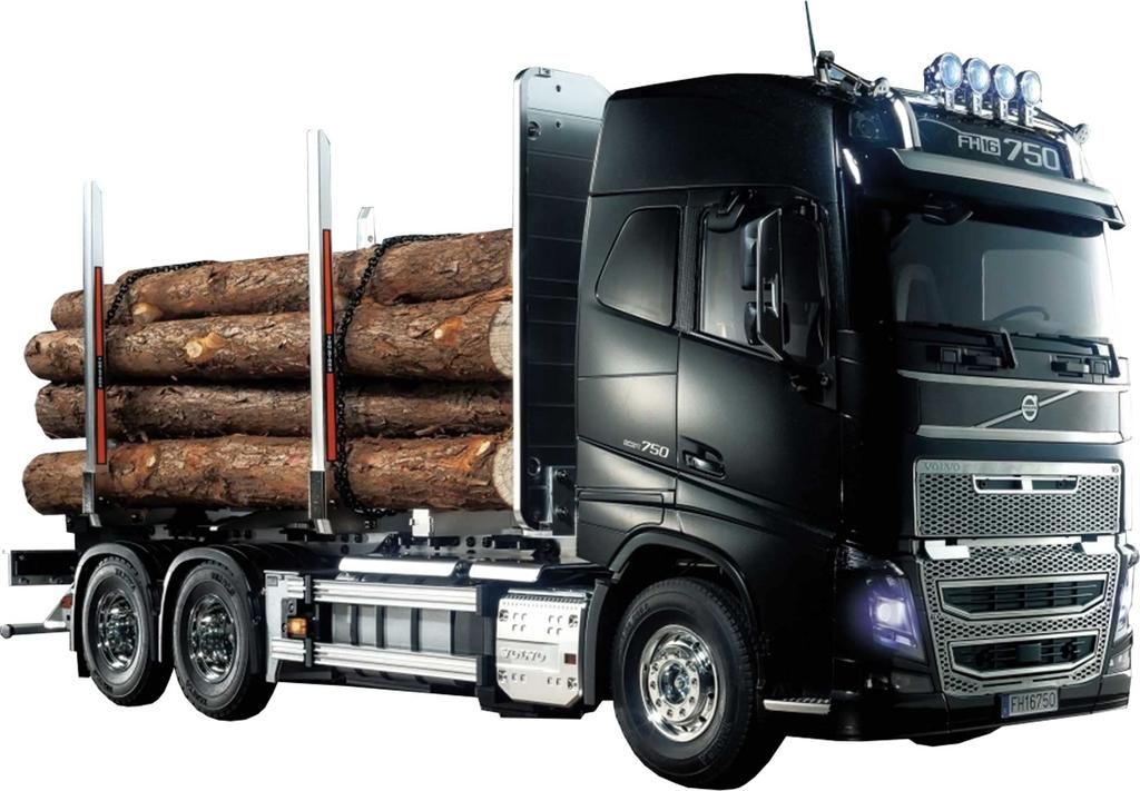 Tamiya Electric RC Big Truck Series Volvo FH16 Globetrotter 750 6x4 Timber Truck 56360 1/14 No.60