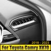 For Toyota Camry XV70 2018-2024 2024 2024 ABS Car Center Console Air Conditioner Vent Outlet Cover Trims Decoration Accessories