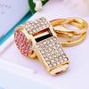 Whistle Metal Rhinestone Whistle Loud Crisp Sound Bling Whistle for Coaches Referee Basketball Lifeguard Sports Competition