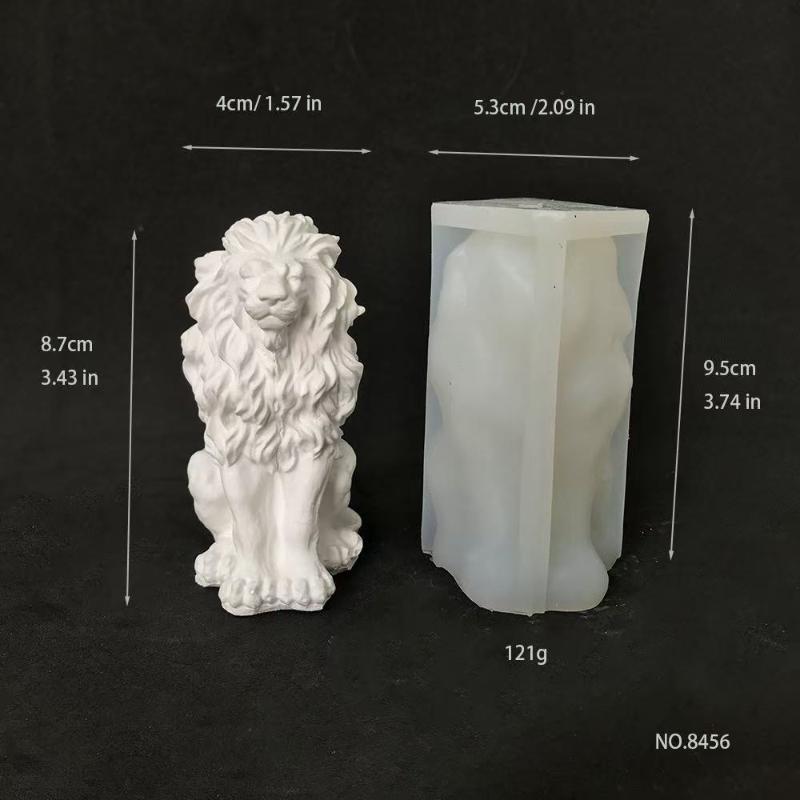 Силиконовая форма Weiwu Лев Король 3D Сидящий Лев Животное для DIY Свечи Мыла Смолы Шоколада Кубиков Льда Выпечки Инструмент для Поделок