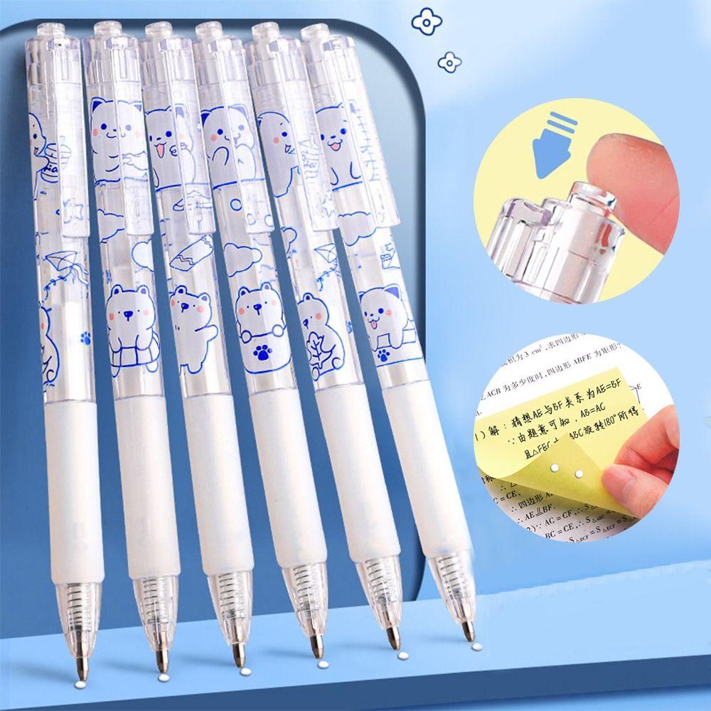 High Viscosity Dot Glue Stick Pen Quick-drying Sticky Dot Glue Cartoon Pen Shape Glue Stick Office
