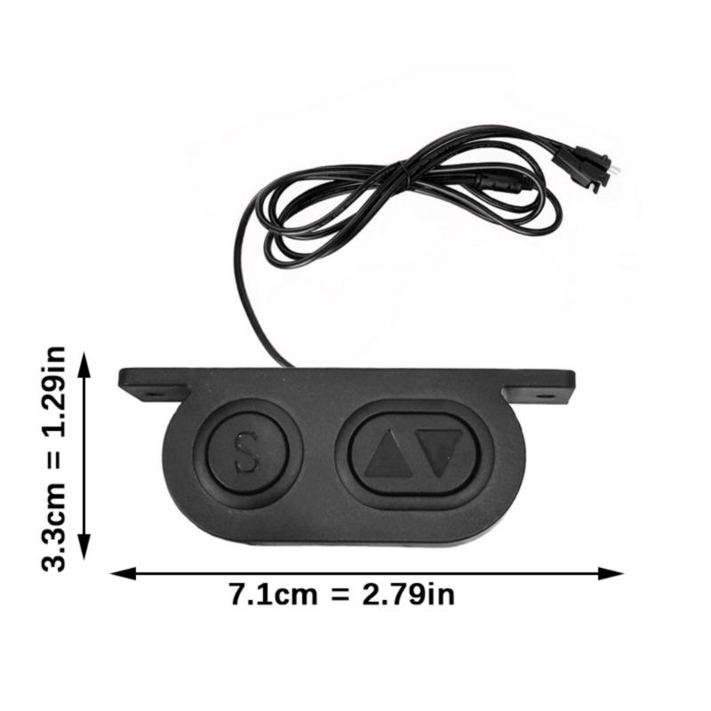 Electric Bed Lift Desk Hand Control Switches 3 Button Desk Lift Controller Electric Sofa Lift Bed Switches Enduring