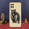 Cartoon Grizzly Bear Case For Oppo A94 A74 A54 A15 A17 A57 A6 A5 Pro A16 A76 A96 A40 A60 A80 A18 A38 A58 A78 A98