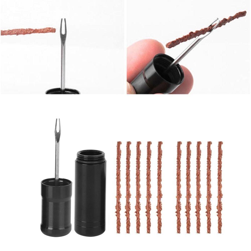 2 Set with 20 Rubber Strips Bicycle Tire Repair Tool Bike Tire Repair Tool Emergency Repair