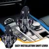 Чехол для рычага переключения передач автомобиля Skeleton Car, чехол для ручного тормоза, простая установка, универсальная ручка переключения передач