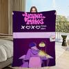 Пледы для певицы Young Miko Atts, приятные для кожи, комфортные, теплые, мягкие, плюшевые, подходят для дивана, гостиной, офиса, спальни