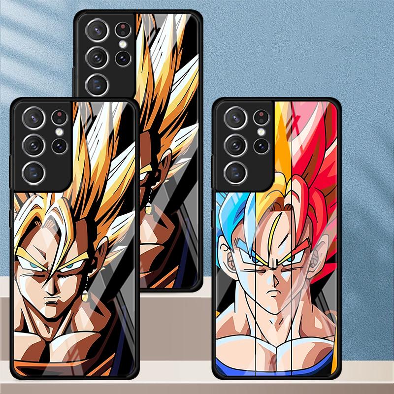 Case for Samsung Galaxy S25 S20 FE S24 Ultra S21 S10 S8 S23 Plus Note 10 20 8 9 S22 S9 Phone Cover D-ragonS B-allS Goku