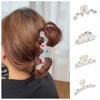 Hair Clip Mermaid Color Hair Claw Korean Style Acetic Acid Shark Clip Rhinestone Hair Claw  Travel