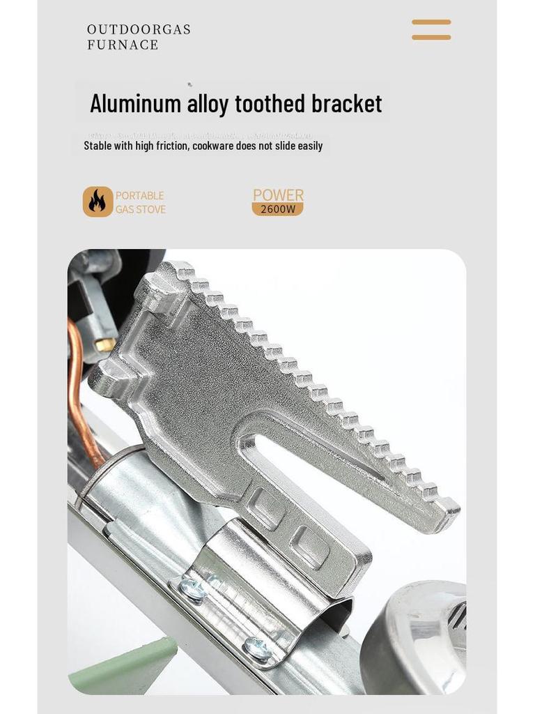 Compact Outdoor Folding Gas Stove for Camping, Hot Pot, Tea, and Magnetic Stove Cooking.